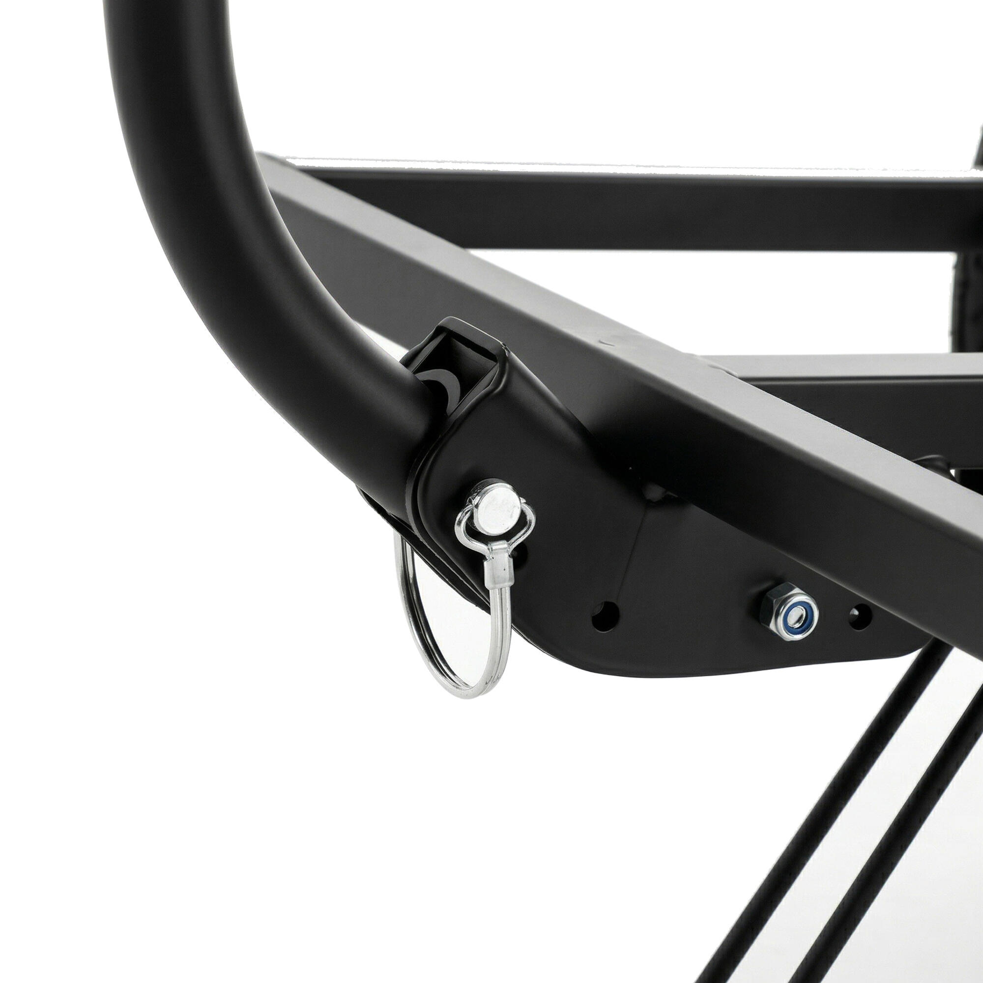 Remolque para Bicicleta SPORTNOW 145x60x42 cm Negro 5/5