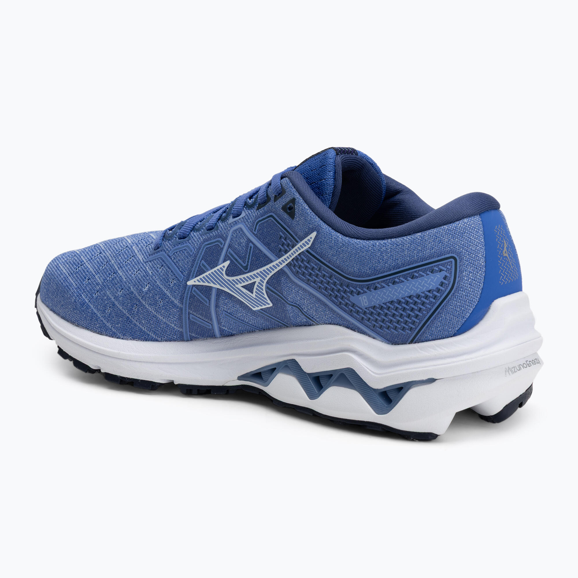 Buty do biegania damskie Mizuno Wave Inspire 18 amparo blue/white/deep cobalt 3/7