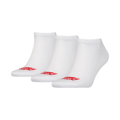 Lage sokken met logo - gerecycled katoen – white – 35-38