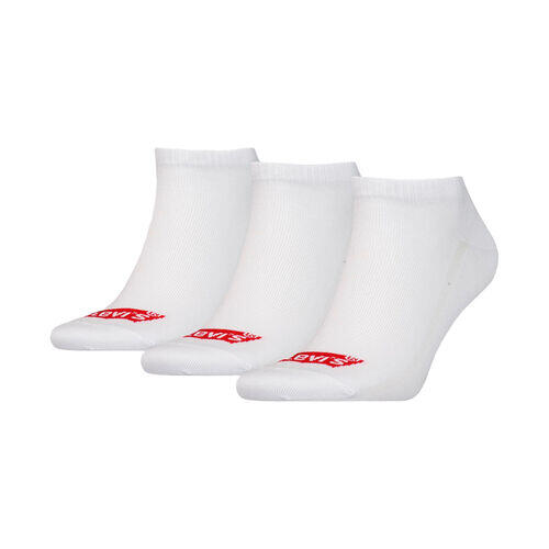 Lage sokken met logo - gerecycled katoen – White – 35-38 3/4