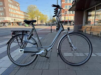 Gazelle orange plus 61 cm, metal/grijs