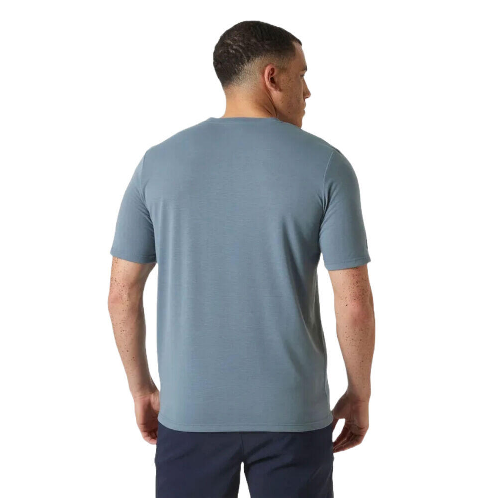 Camiseta Gris Helly Hansen Race Sailing T-Shirt Washed de Corte Regular 4/5