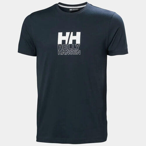 Camiseta Azul Marino Helly Hansen Core Graphic Navy 5/5