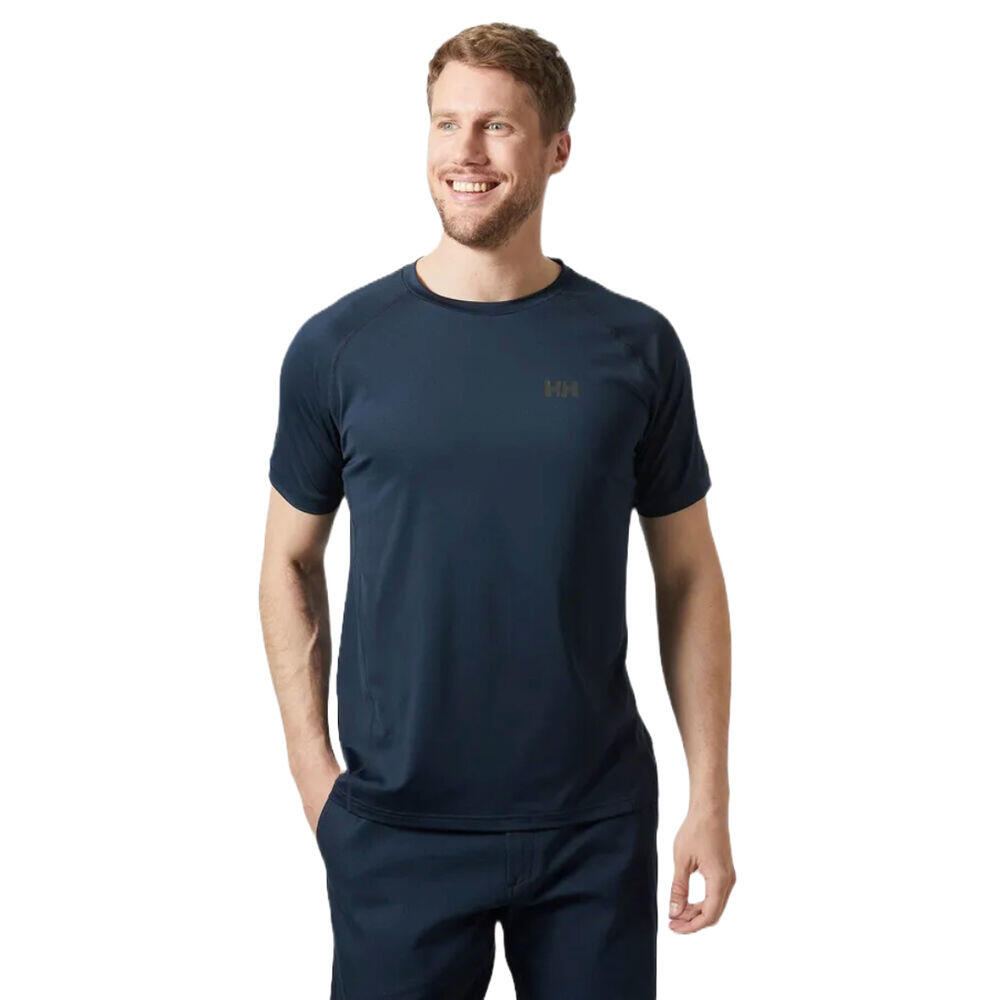 Camiseta Azul Helly Hansen Ocean T-Shirt Navy con Tejido de Alto Rendimiento 3/5
