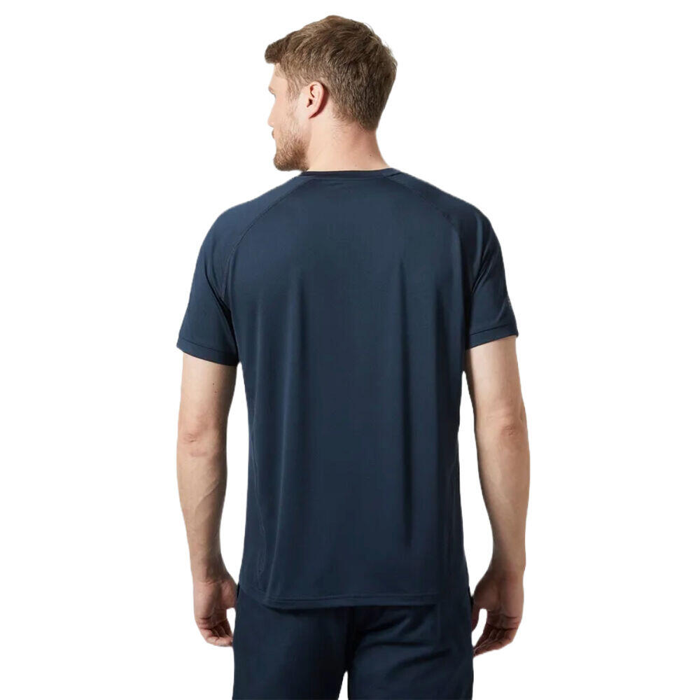 Camiseta Azul Helly Hansen Ocean T-Shirt Navy con Tejido de Alto Rendimiento 4/5