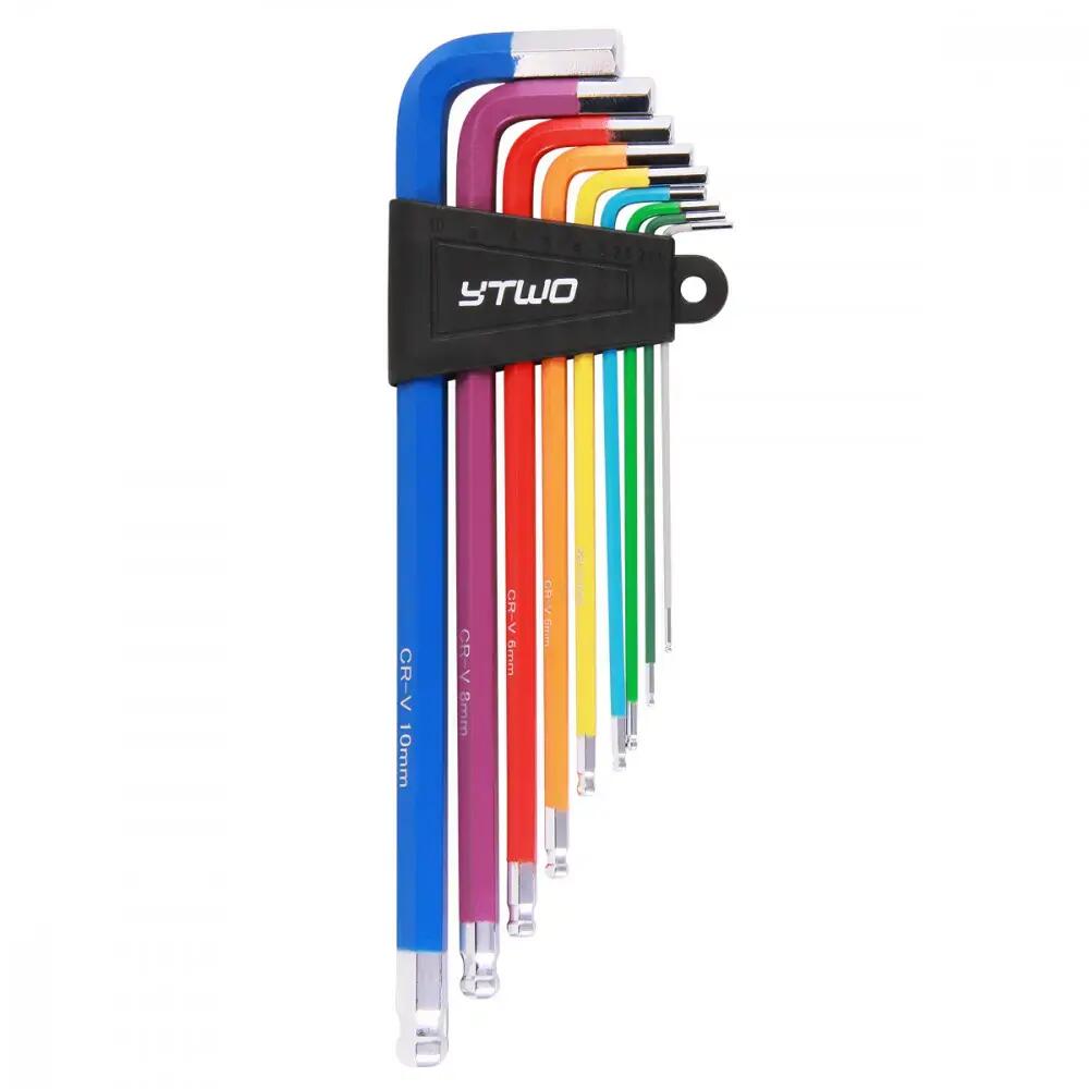 Set of 8 Ytwo Color Keys Multicolor Allen Wrenches