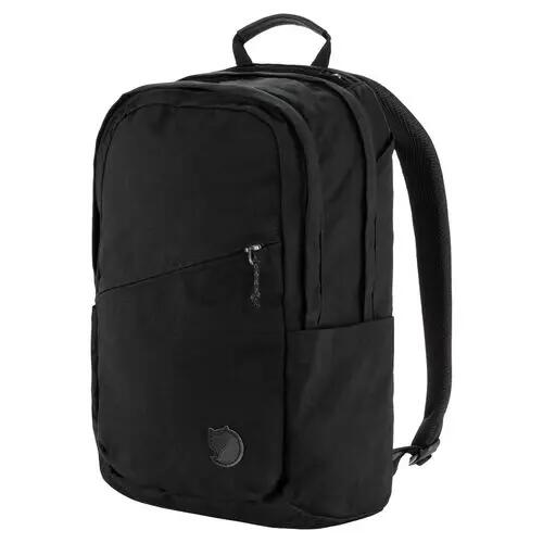 Mochila Negra Fjallraven Raven 20L Black Black Sencilla y Resistente 4/4