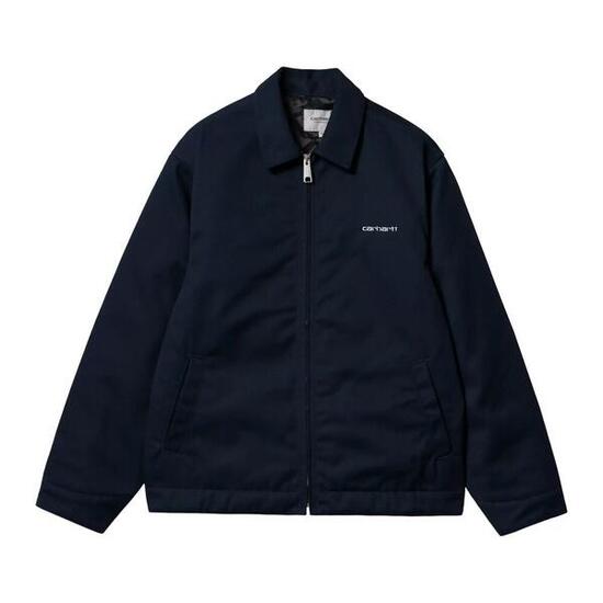 Chaqueta Azul Marino Carhartt Module Script Jacket Deep Night Cálida y Duradera