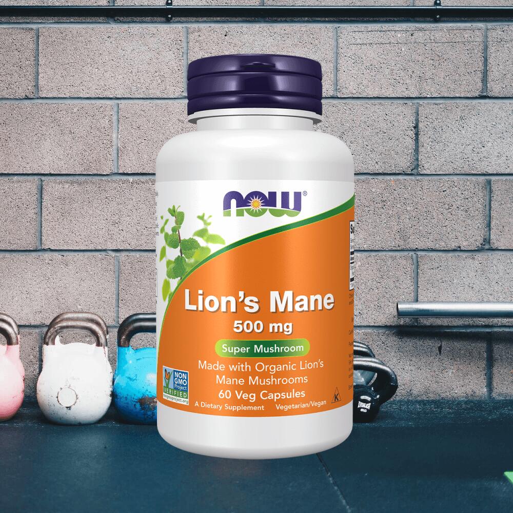 Now Foods Lion's Mane 500mg (60 vcaps) Unflavoured 2/3