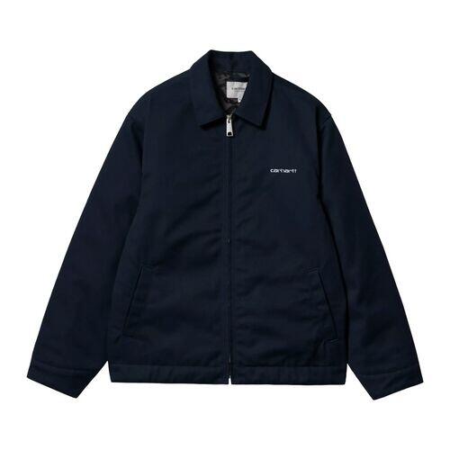 Chaqueta Azul Marino Carhartt Module Script Jacket Deep Night Cálida y Duradera 5/5