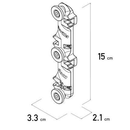 Fietsaccessoires - Gorilla Clip Zwart - Dom 3/3