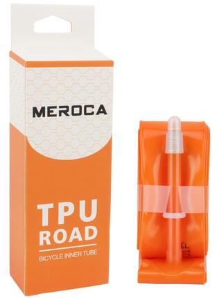 Dętka rowerowa szosowa Meroca TPU 700C*23-32C45/65/80L 29" zawór FV orange