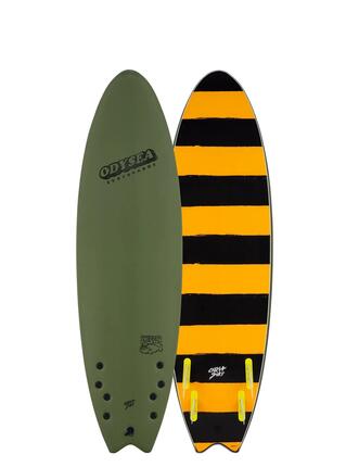 Foamie Surfboard - Odysea 6.6 Skipper Quad - Grün
