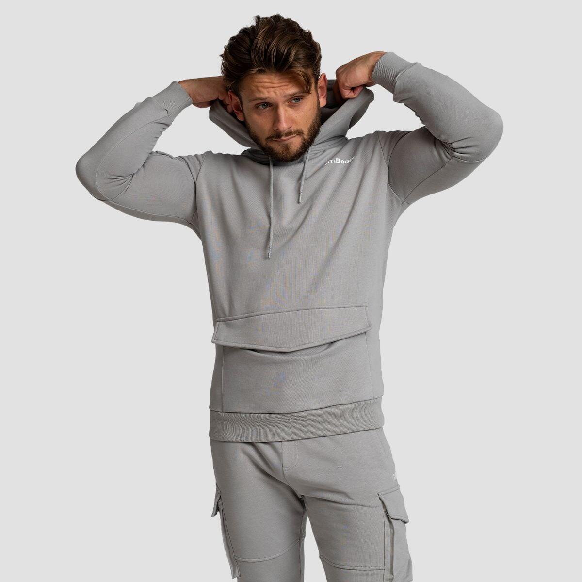 Uomo felpa con cappuccio Grey TRN 5/7