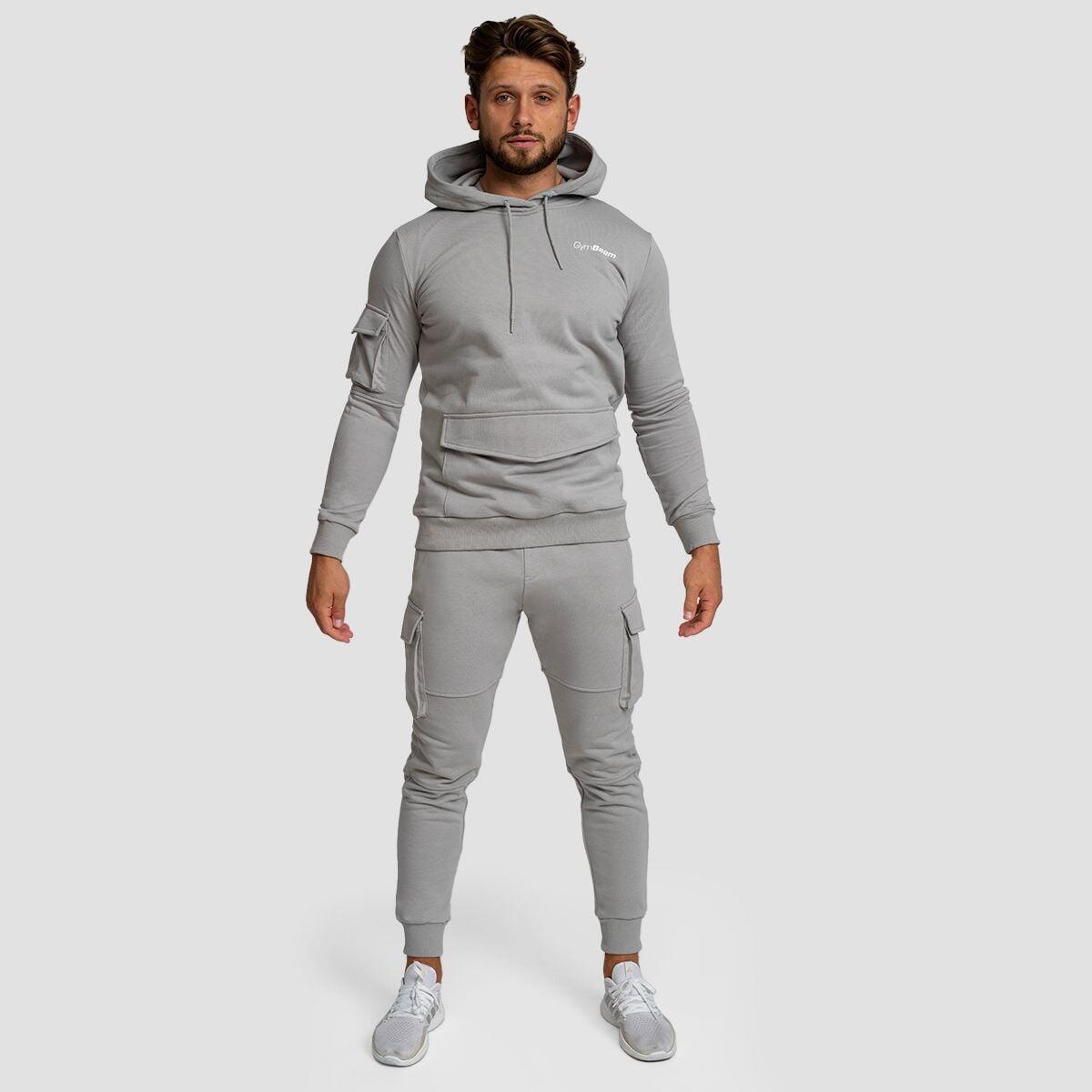 Uomo felpa con cappuccio Grey TRN 4/7