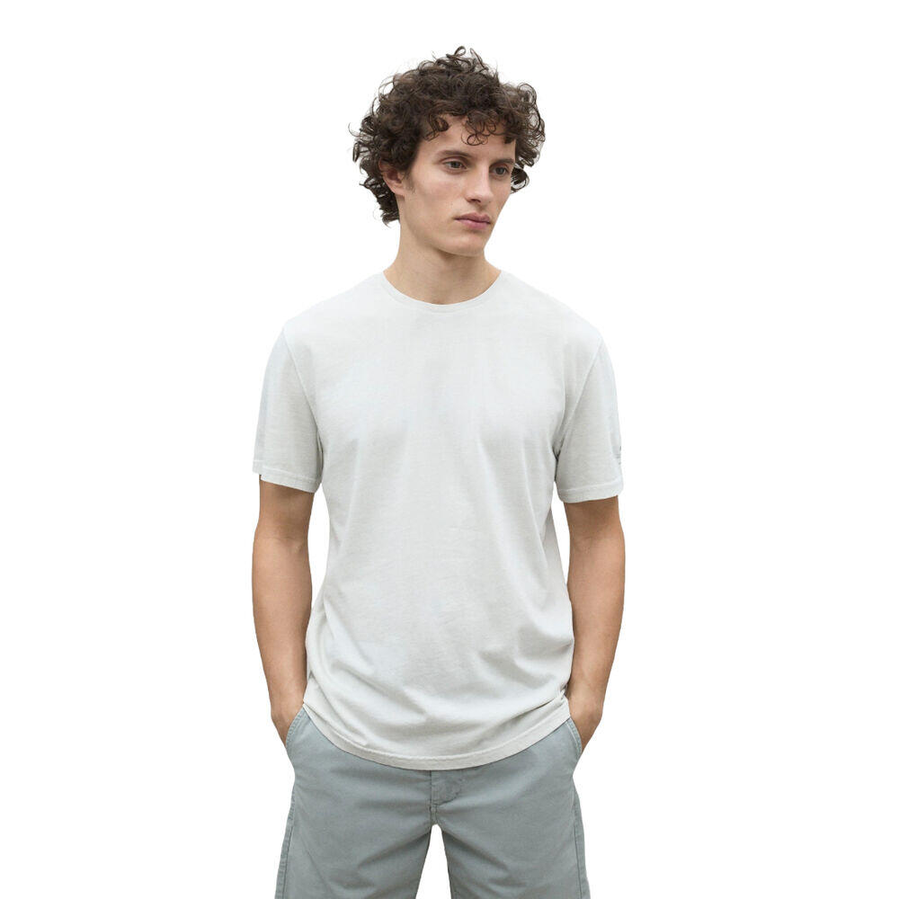 Camiseta Gris Claro Ecoalf Now Light Grey de Corte Regular 3/5