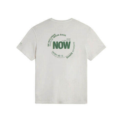 Camiseta Gris Claro Ecoalf Now Light Grey de Corte Regular 5/5