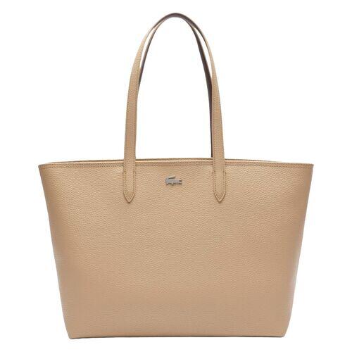Bolso Beige Lacoste Tote Viennois Puce con Cremallera Anna Abimes Petunia 5/5