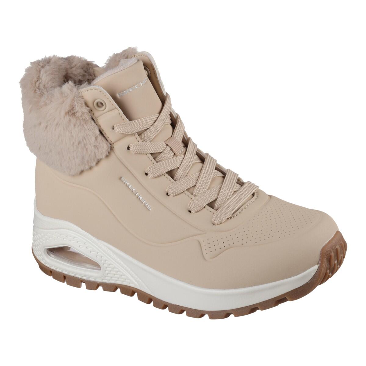 Baskets Femme Baskets Skechers 167274 Beige Beige Skechers 4/7
