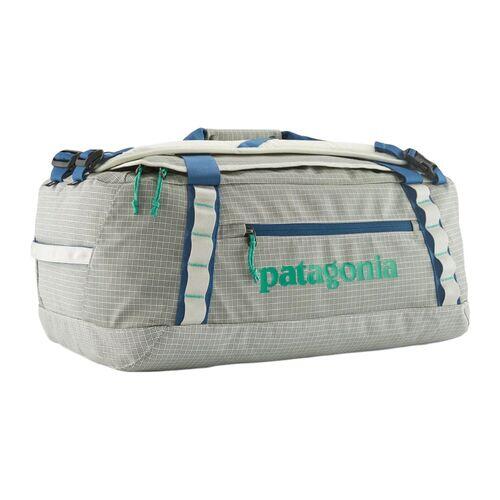 Bolsa Gris Patagonia Hole® Duffel 70L Matte Birch White con Base Acolchada 3/4