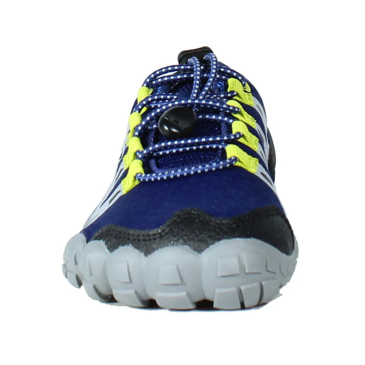 Chaussures outdoor - enfant - barefoot - abyss jr - marino/lima 8/8