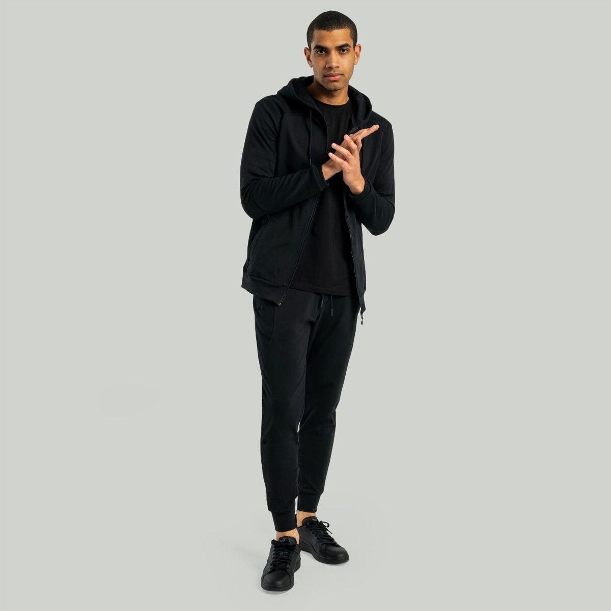 Uomo felpa nera ALPHA 5/6