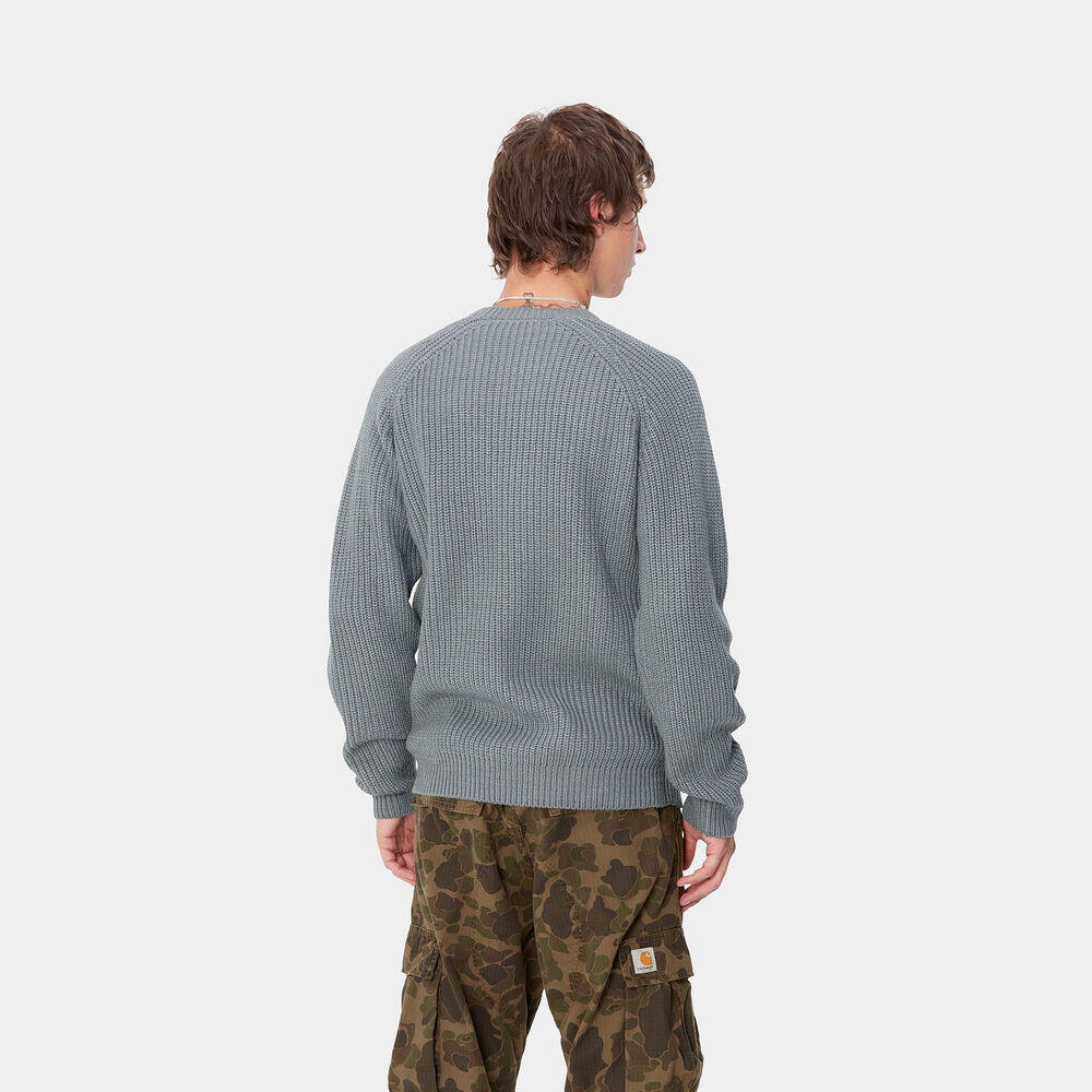 Jersey Gris Carhartt Forth Sweater Dove Grey 4/5