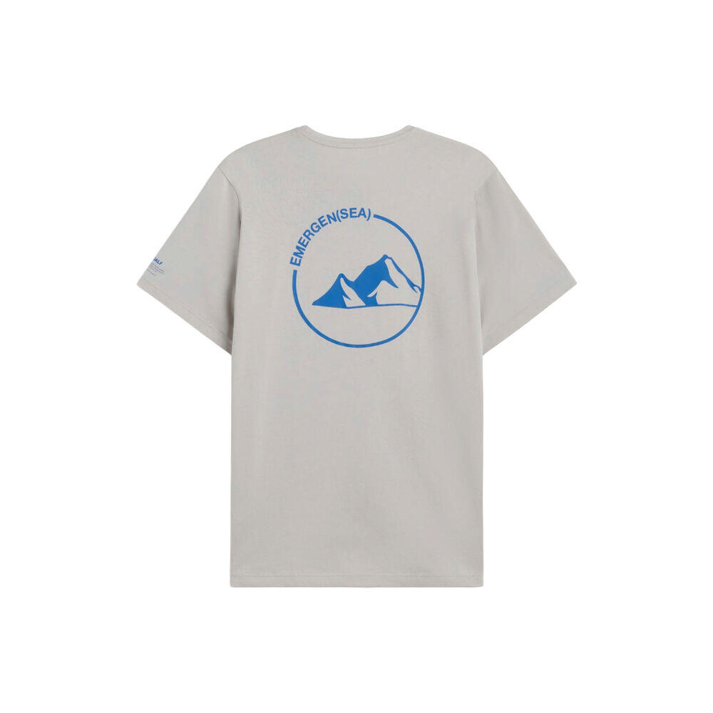 Camiseta Beige Ecoalf Chester T-Shirt Ice 1/4