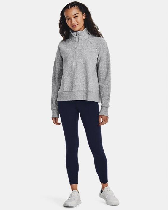 Bluza Damska Polarowa Under Armour Polar Damski Szary Rival Fleece 3/7