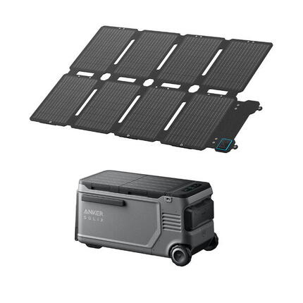 Kit tragbare Kühlbox 58 L Anker Solix EverFrost 2 + Solarpanel PS100X (100 W)