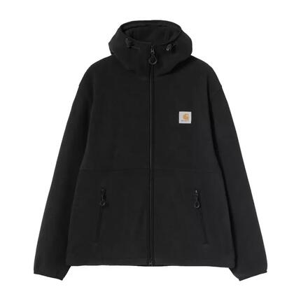 Chaqueta Negra Carhartt Delineador Blevin Black de Tejido Polar Cálida y Cómoda