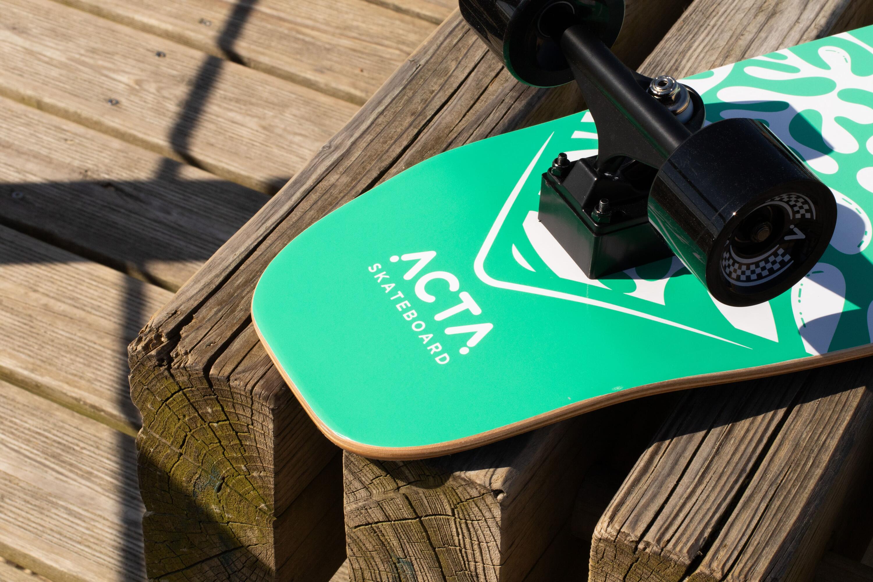 ACTA Surfskate Seaweed 31" - Prancha de Surfskate de 7 Camadas de Maple - Ideal 4/6