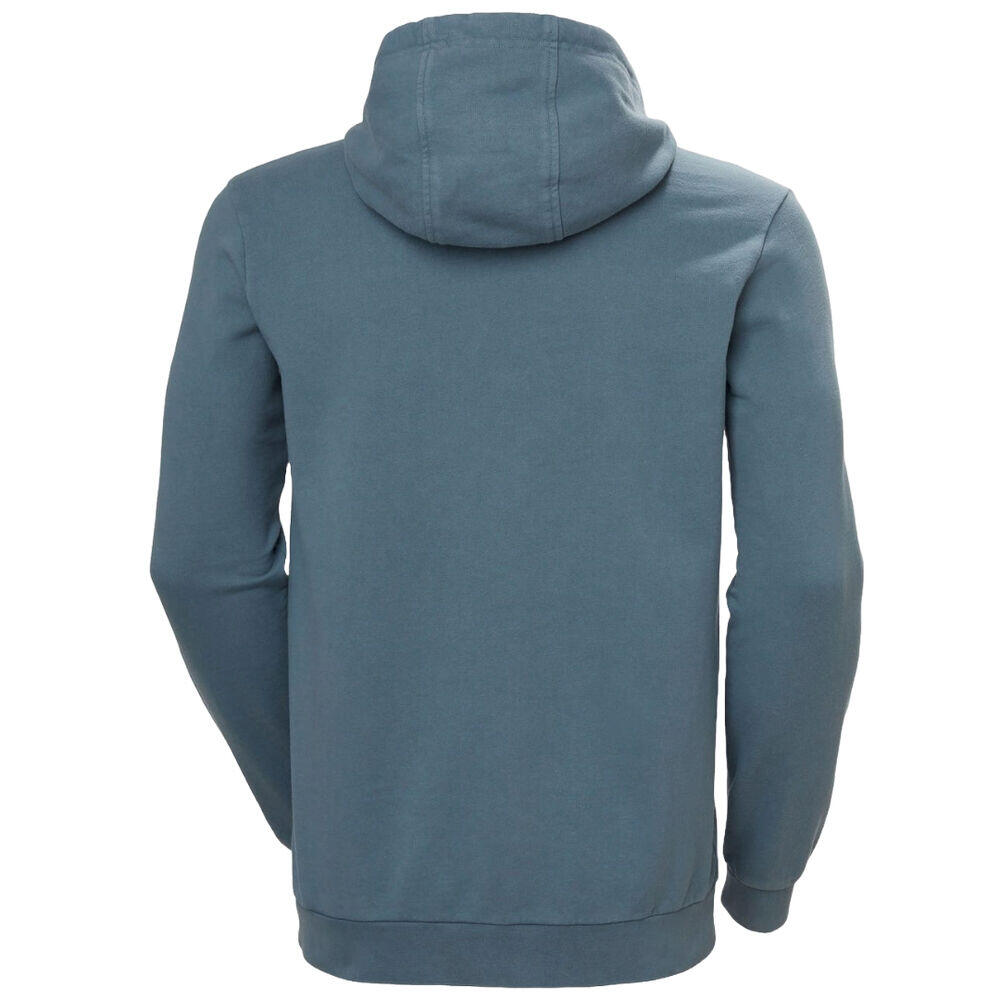 Sudadera Azul Helly Hansen  Salt Cotton Hoodie Washed Navy 2/5