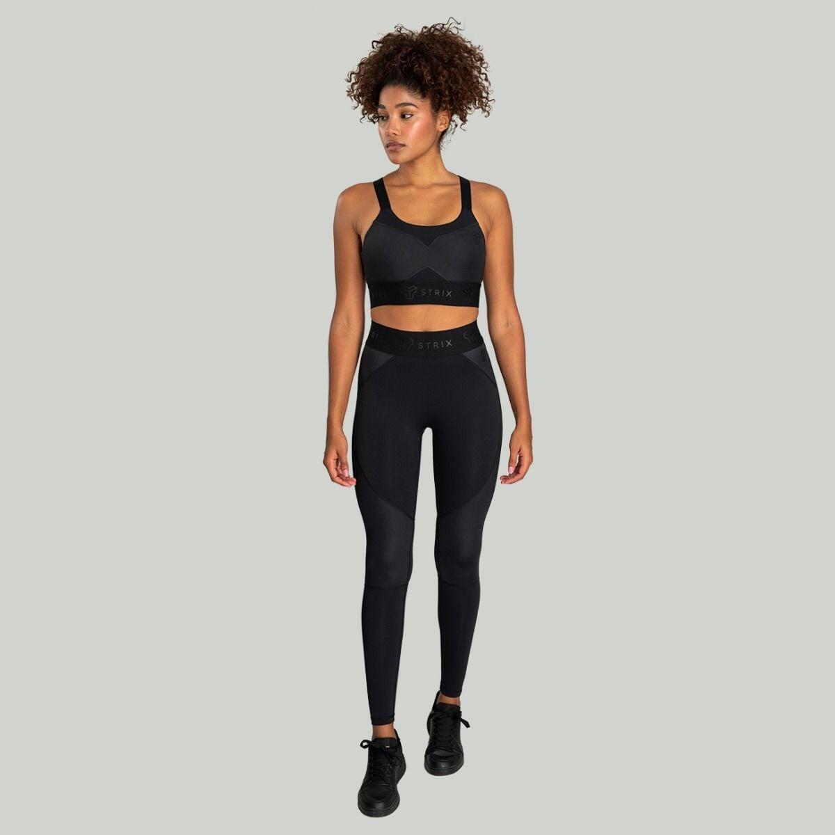 Donna fitness leggings estensibili neri Nebula 6/7