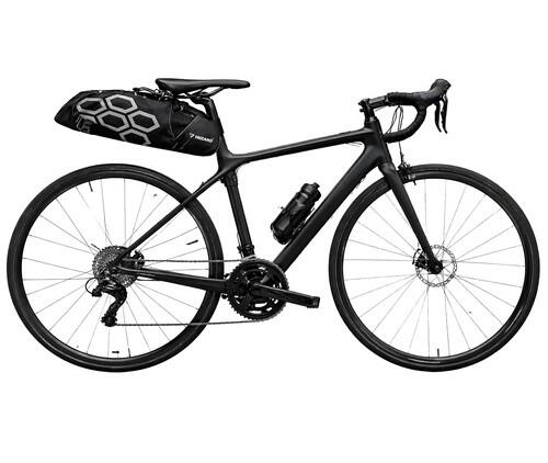 Sacoche de selle 12 litres imperméable réfléchissante noir 6/7