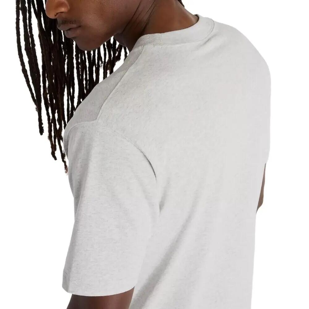 Camiseta Gris New Balance Athletics Logo T-Shirt Ash Heather 3/5