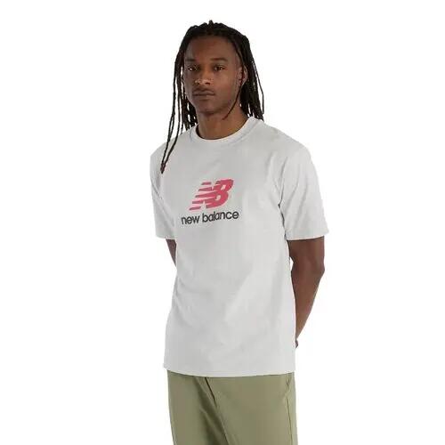 Camiseta Gris New Balance Athletics Logo T-Shirt Ash Heather 5/5