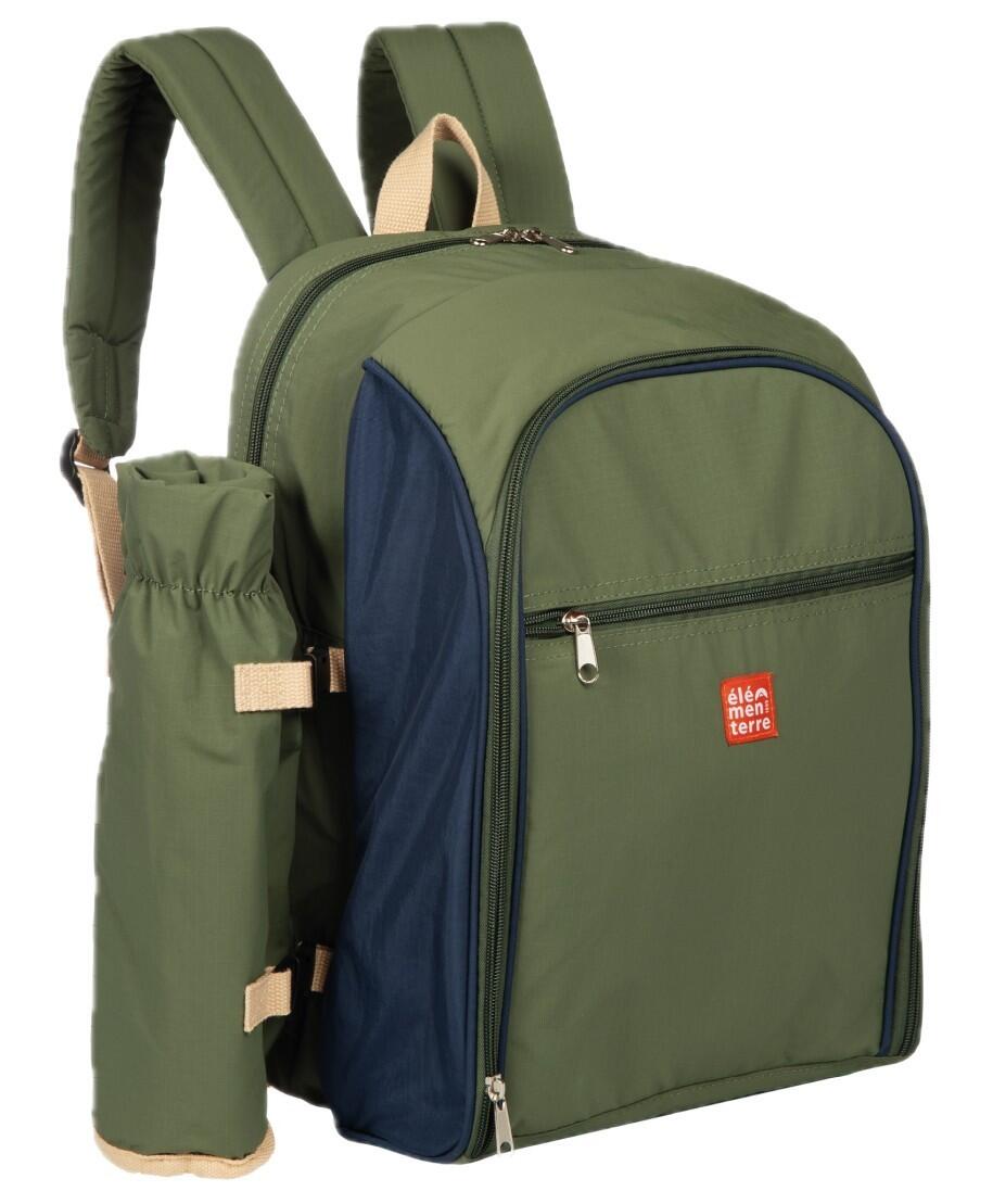 Sac à dos isotherme avec vaisselle Elementerre Chillex Vert 2/5