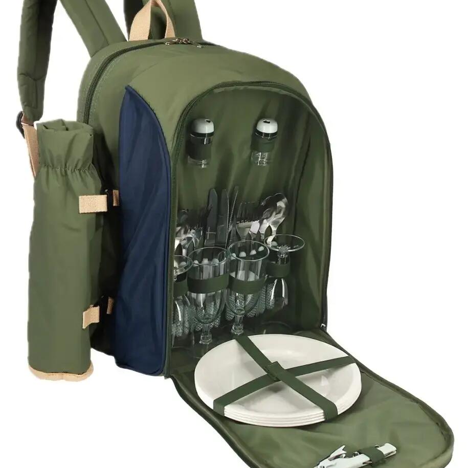 Sac à dos isotherme avec vaisselle Elementerre Chillex Vert