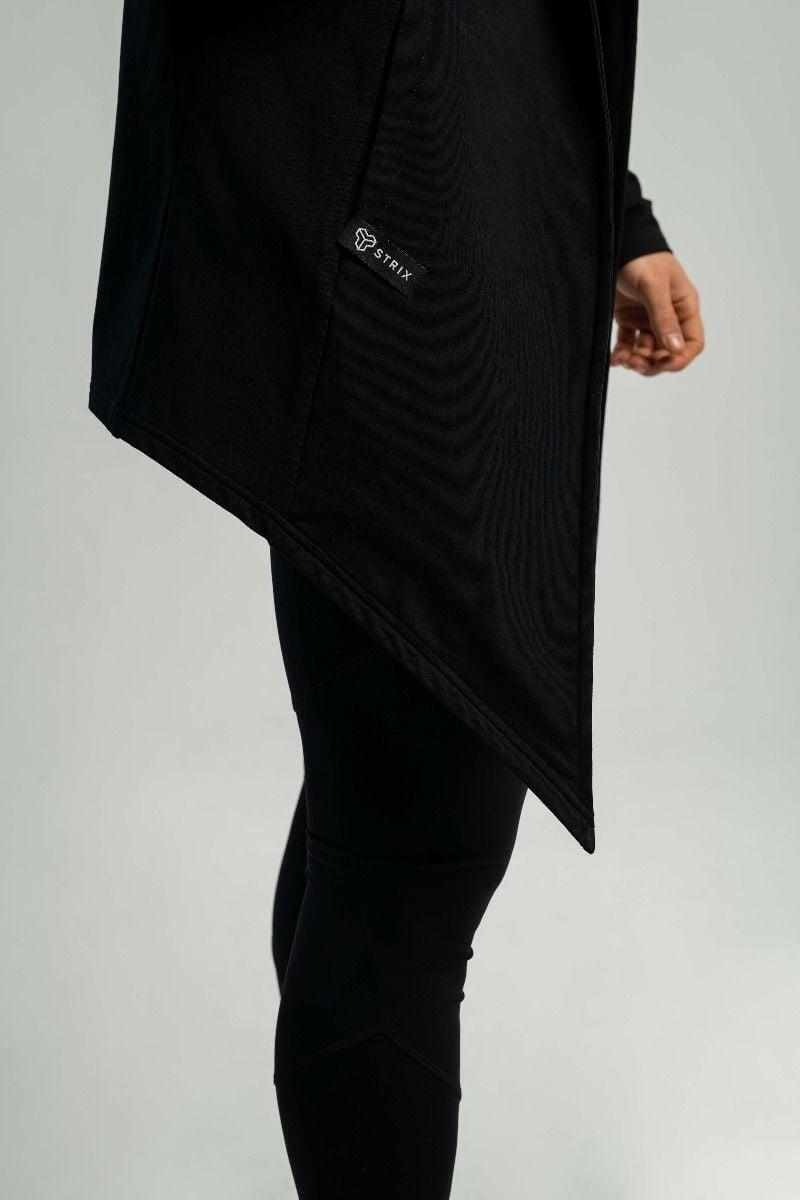 Uomo palestra cardigan con cappuccio nero 3/7
