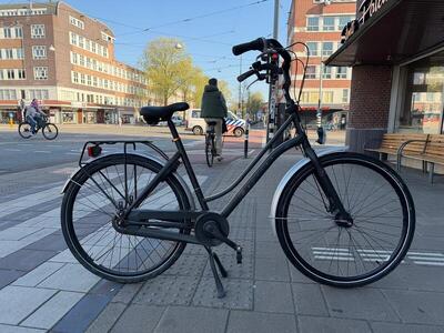 Cortina roots damesfiets 52 cm, metal/grijs, 7 versnellingen