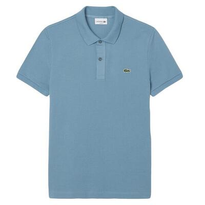 Heren polo shirt blauw v