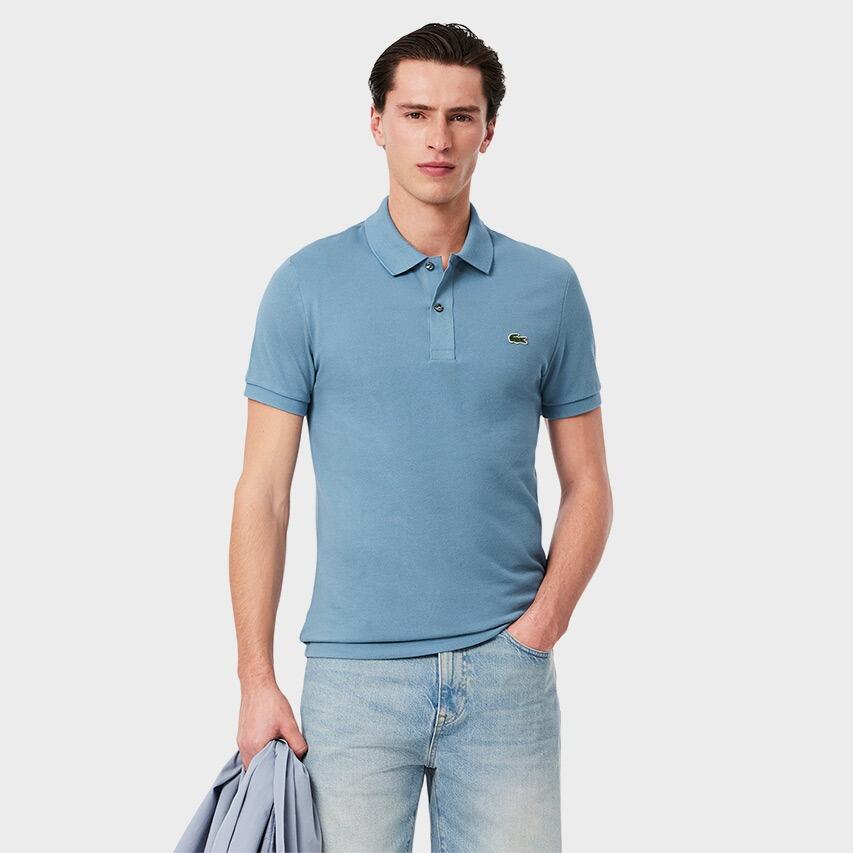 Heren Polo Shirt Blauw V 2/4