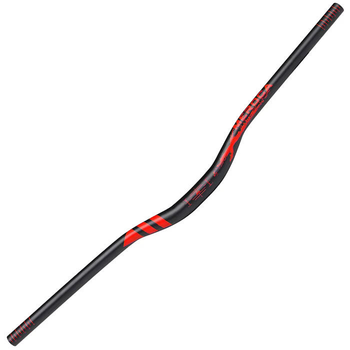 Kierownica rowerowa Meroca CB-01 780mm 30mm 31,8mm czarno-czerwona