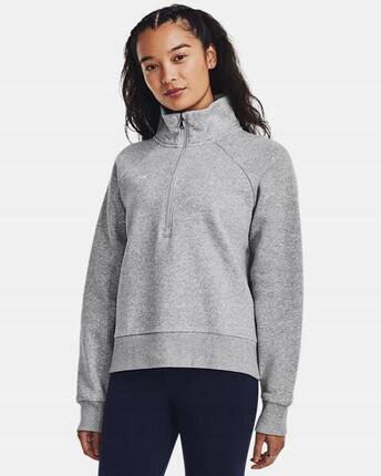 Bluza Damska Polarowa Under Armour Polar Damski Szary Rival Fleece