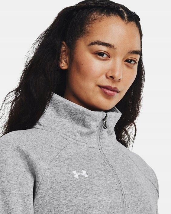 Bluza Damska Polarowa Under Armour Polar Damski Szary Rival Fleece 4/7