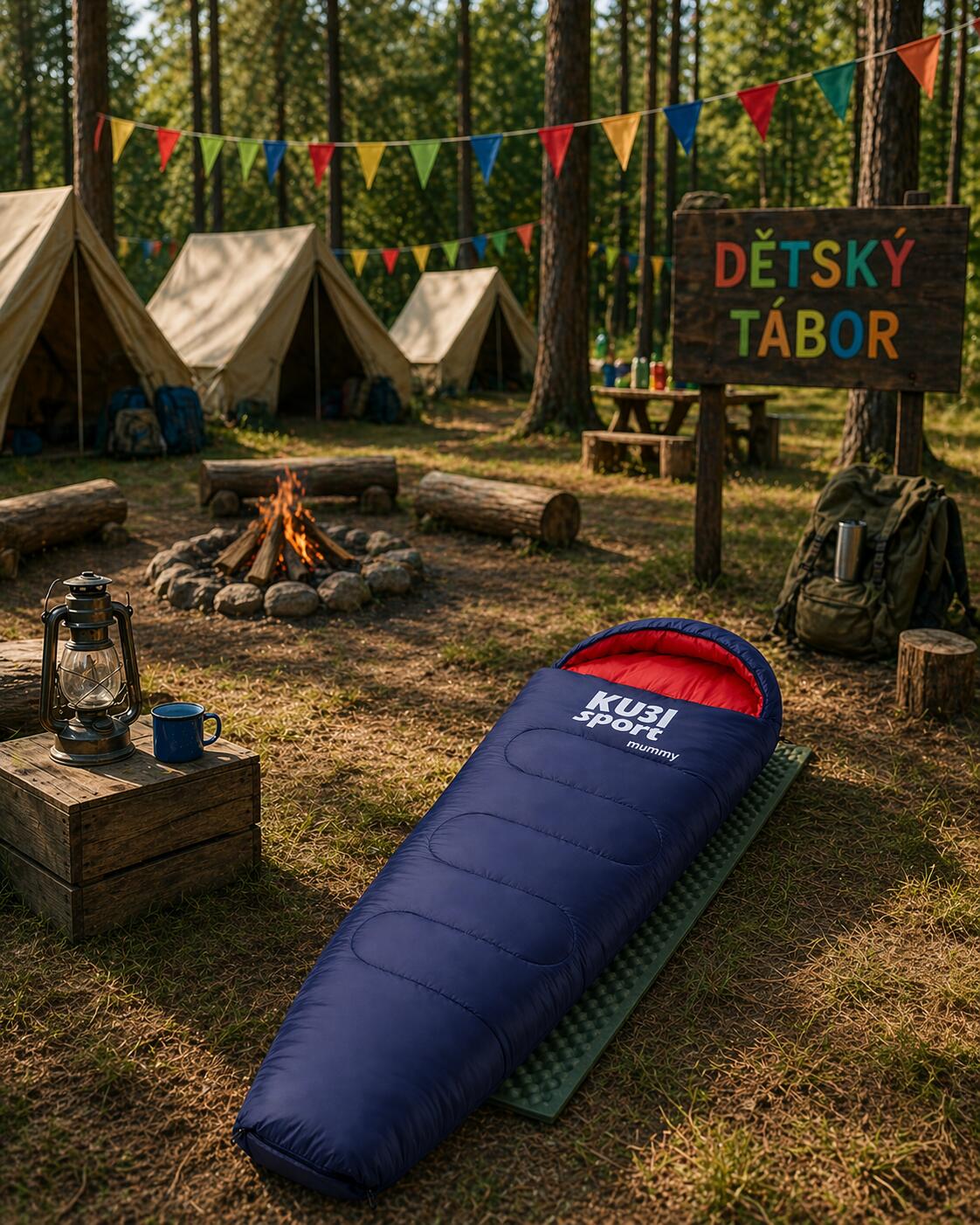 Spací pytel mumiový dětský 250g/m2 3/5