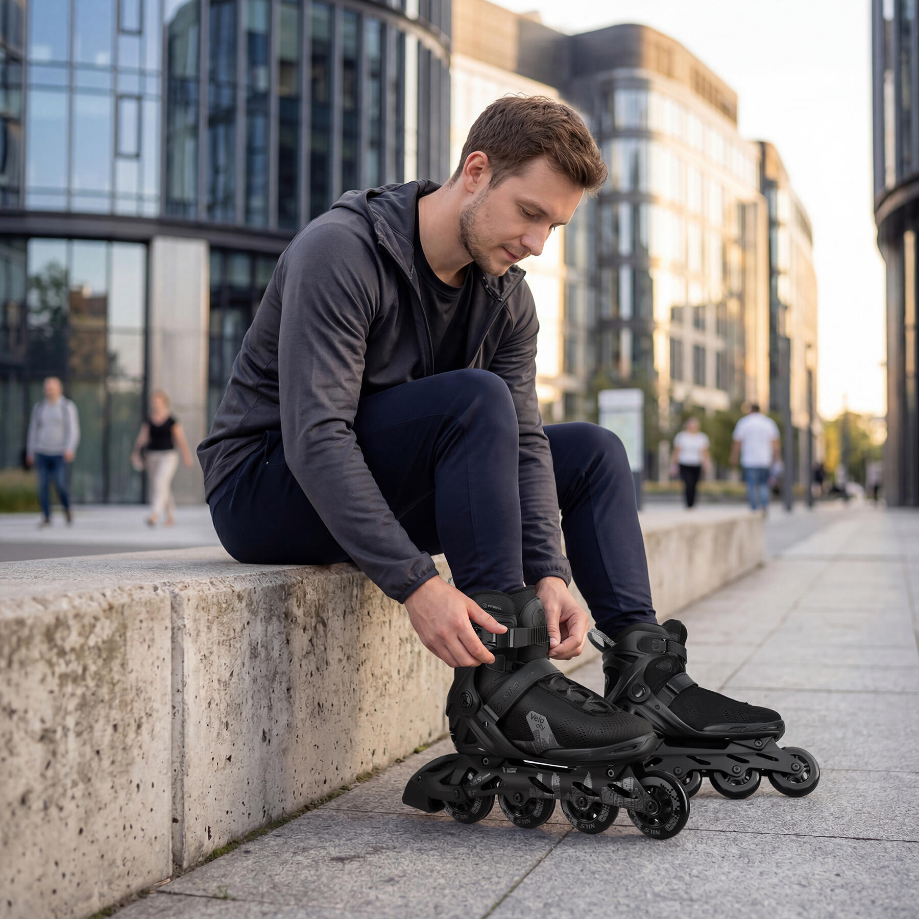 Patins à roulettes récréatifs pour adultes Nils Extreme NA623 VELO CITY 5/7