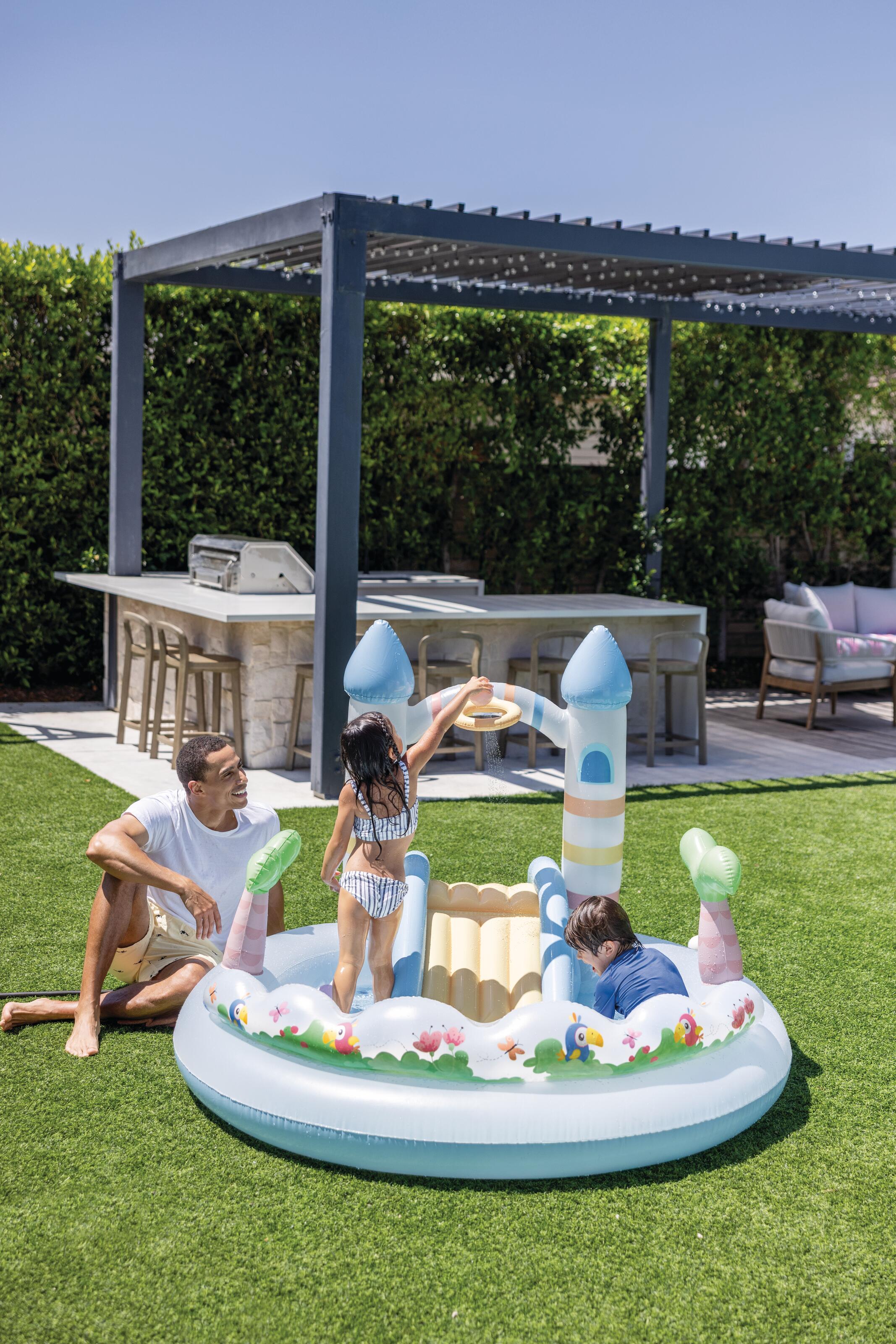 Hrací centrum INTEX 56148 UNICORN CASTLE PLAY CENTER 196x178x127 3/7