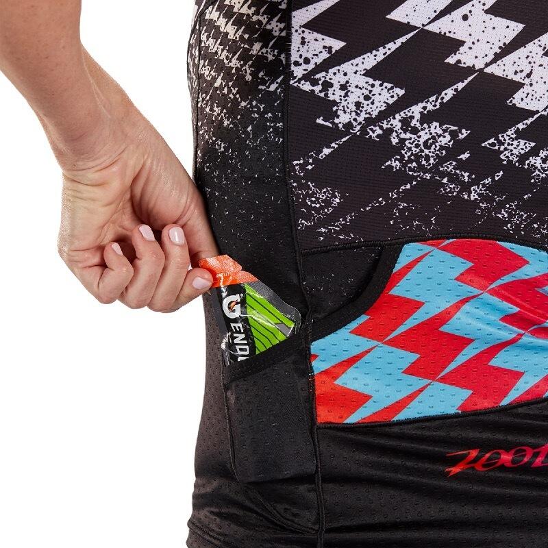 Fond de triathlon Damen Triathlon Aero Trikot Design Ultra ZOOT 3/4